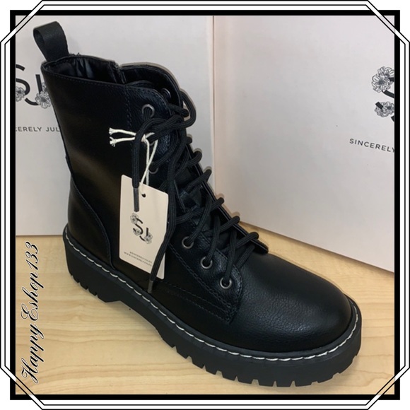 Sincerely Jules Women’s Lace Up Boot Side Zip - Picture 11 of 11